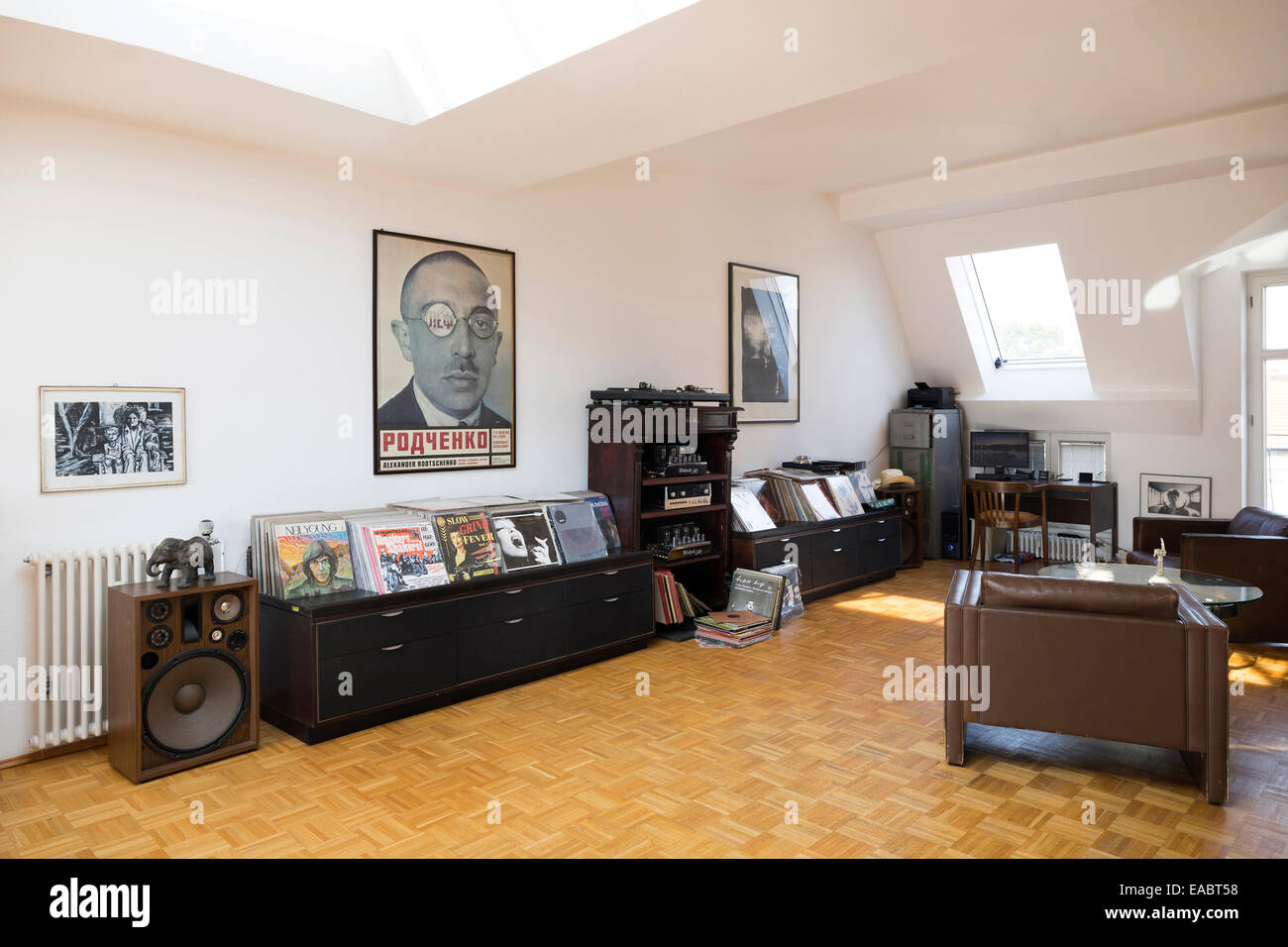 Interior of a penthouse flat Stock Photo - Alamy