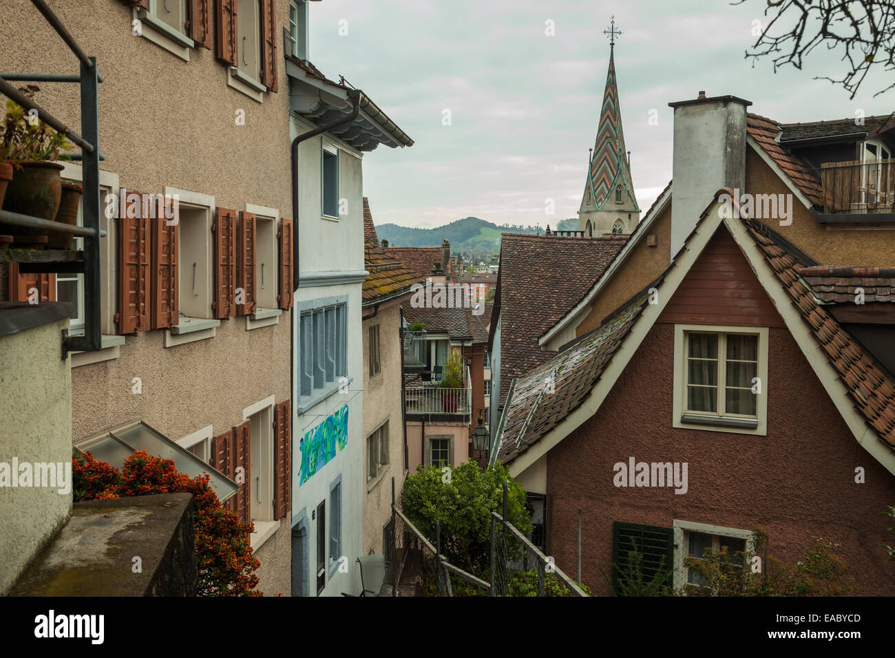 Baden old town, canton of Aargau, Switzerland Stock Photo Alamy