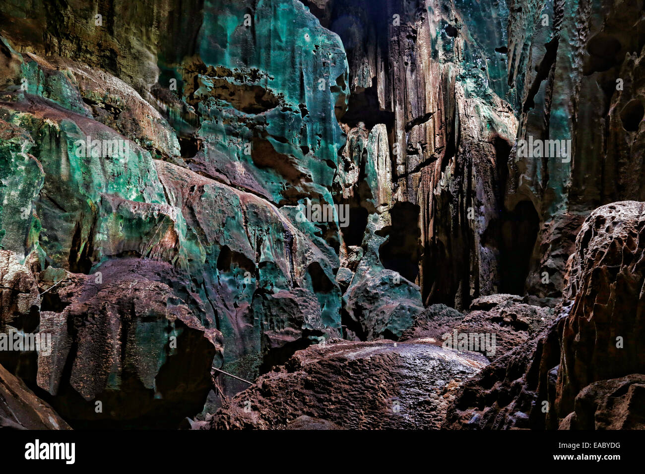 Great Cave at Niah National Park, Sarawak, Malaysia Stock Photo