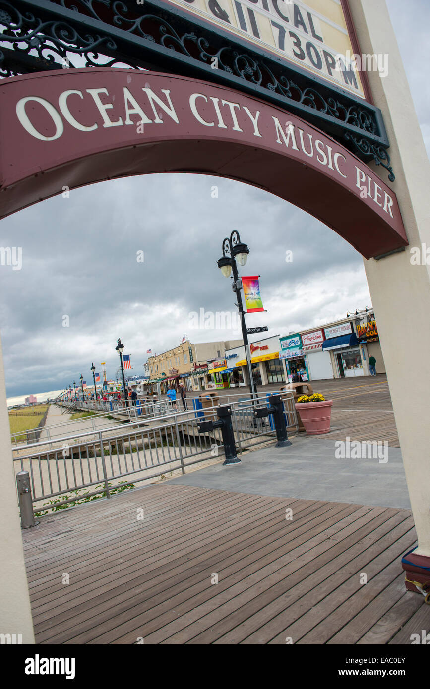 Ocean City Music Pier, New Jersey USA Stock Photo Alamy