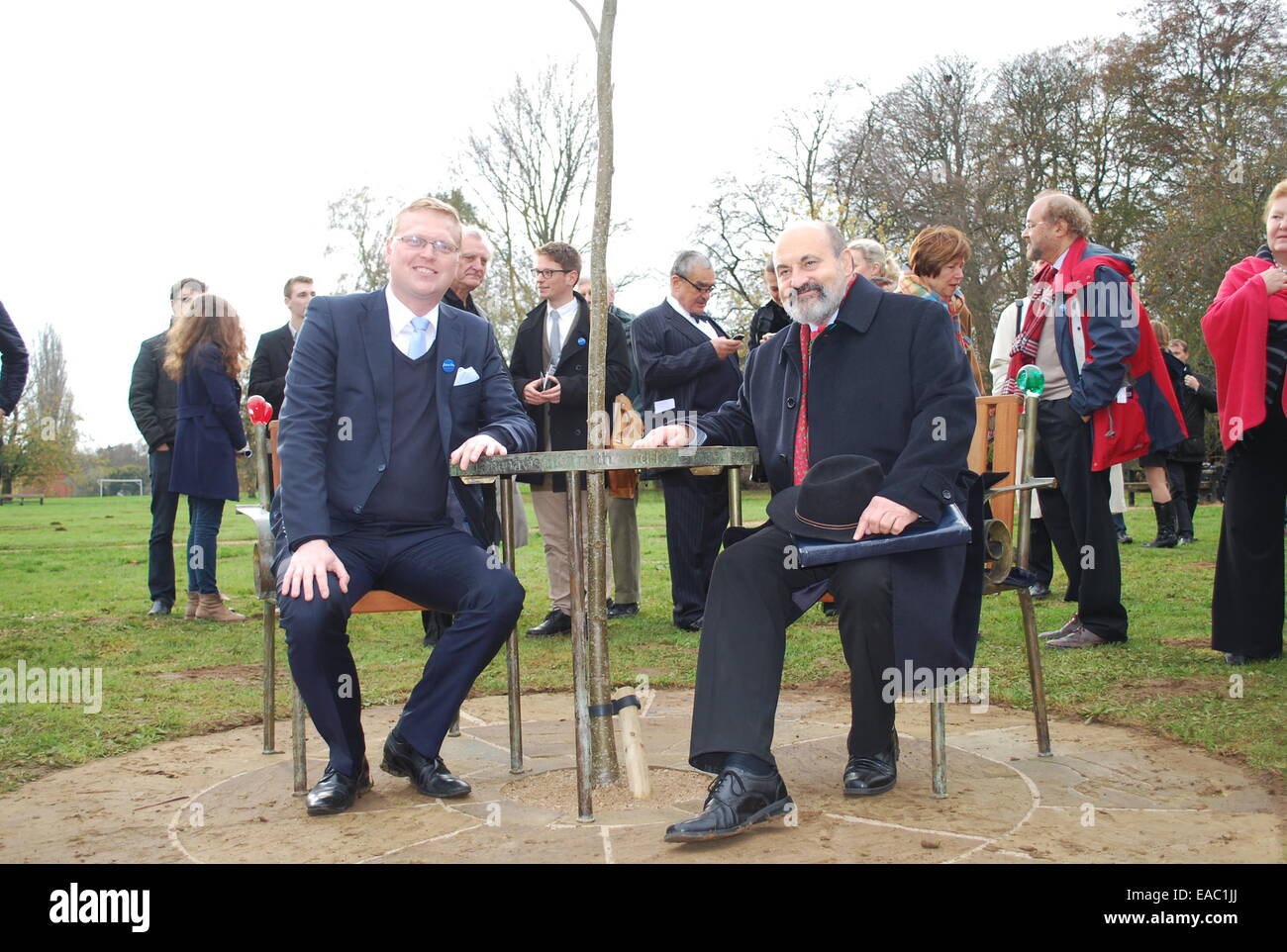 The bench of dissident turned president Vaclav Havel (1936-2011 ...