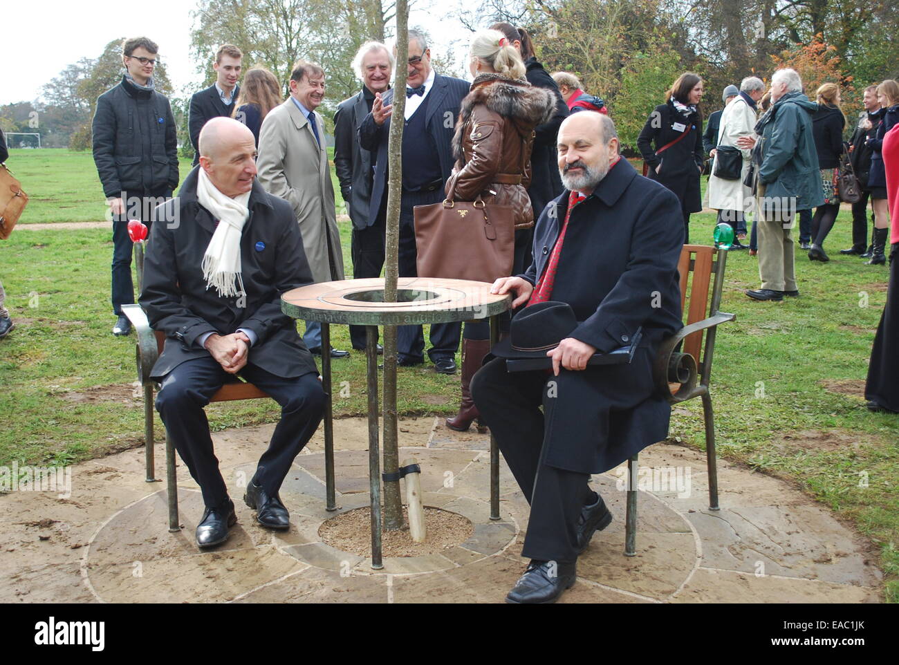 The bench of dissident turned president Vaclav Havel (1936-2011 ...