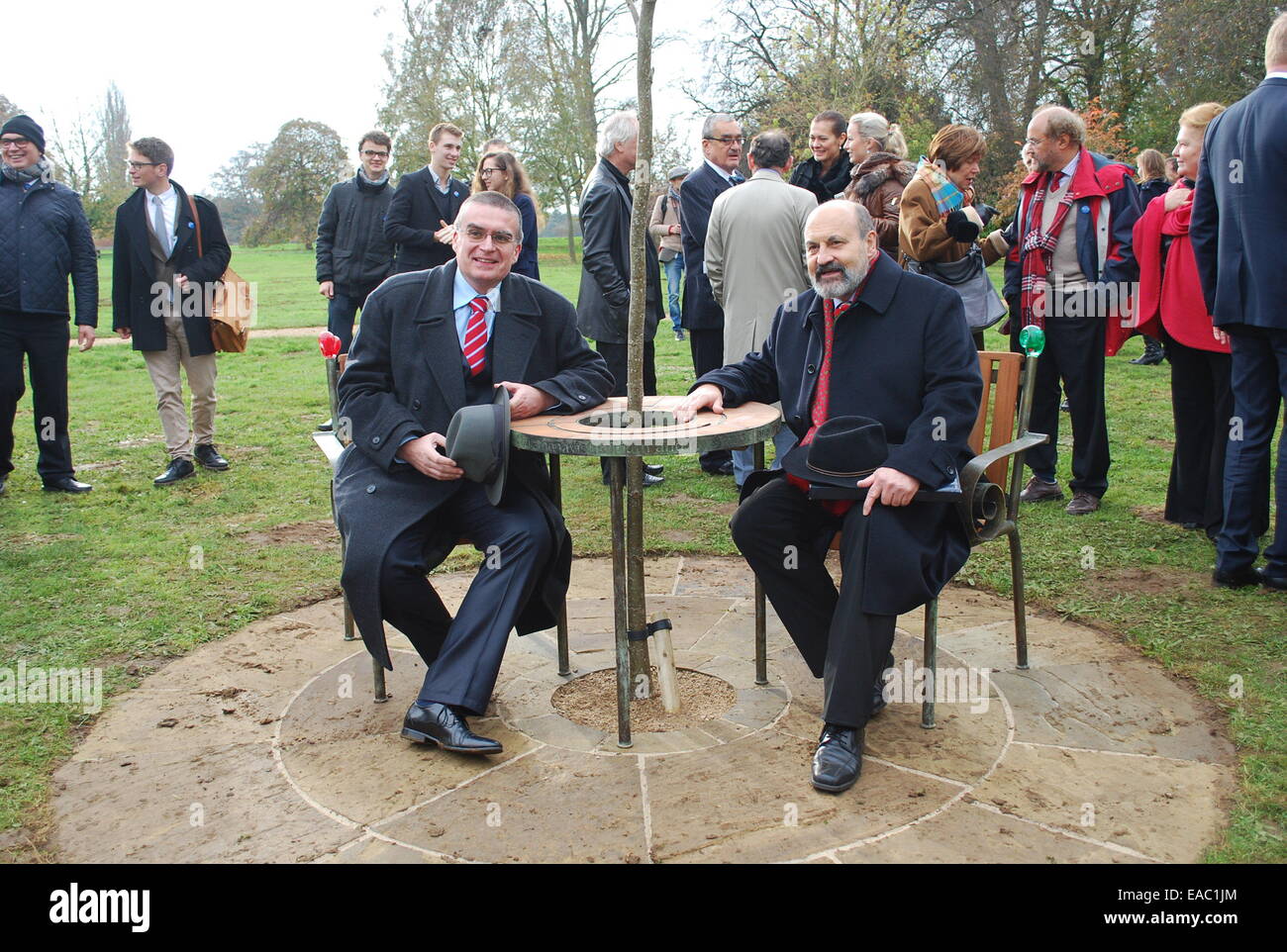 The bench of dissident turned president Vaclav Havel (1936-2011 ...