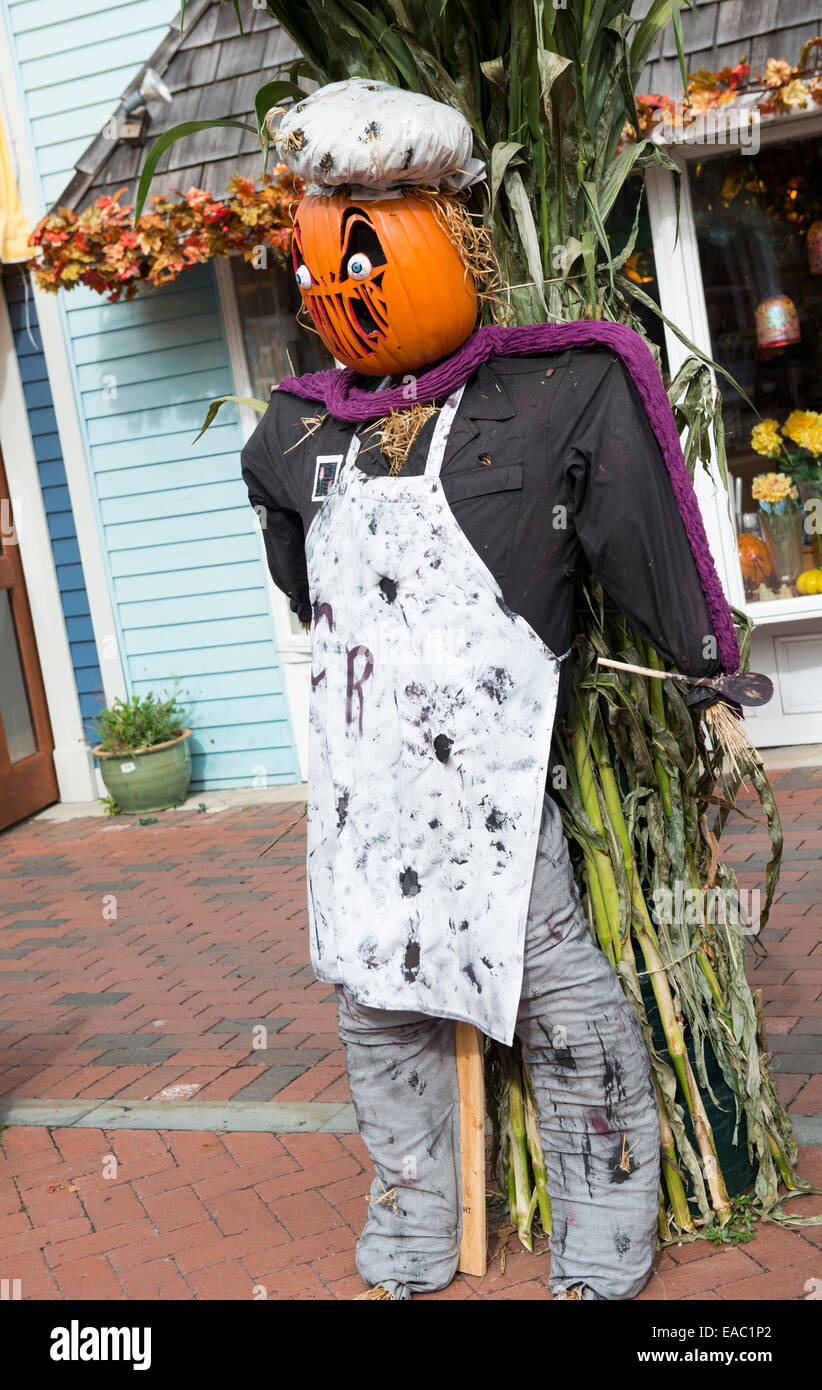 A Halloween Display outside a shop in Cape May, New Jersey USA Stock Photo - Alamy