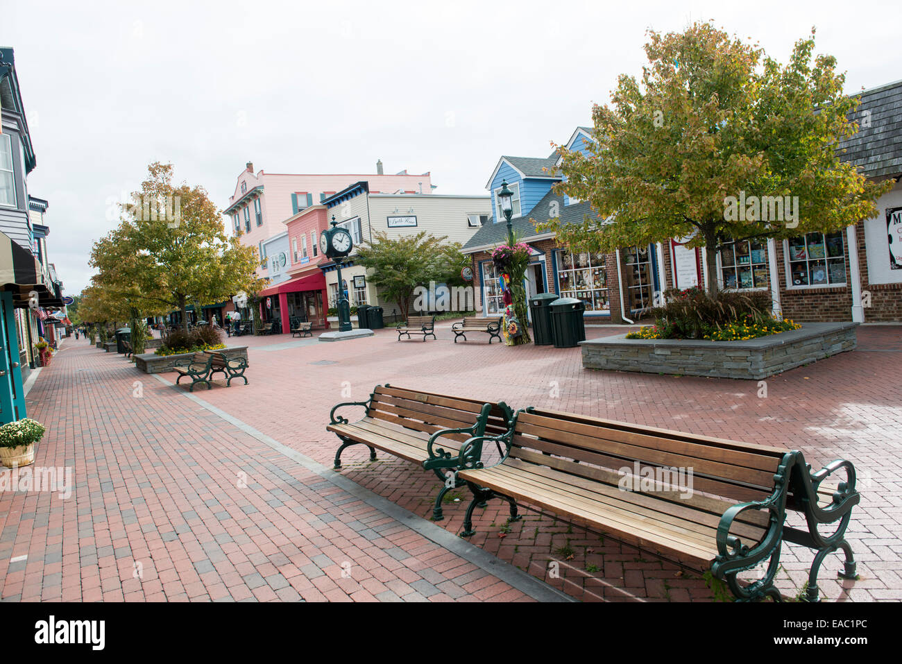 The Shopping Mall in Cape May, New Jersey USA Stock Photo Alamy