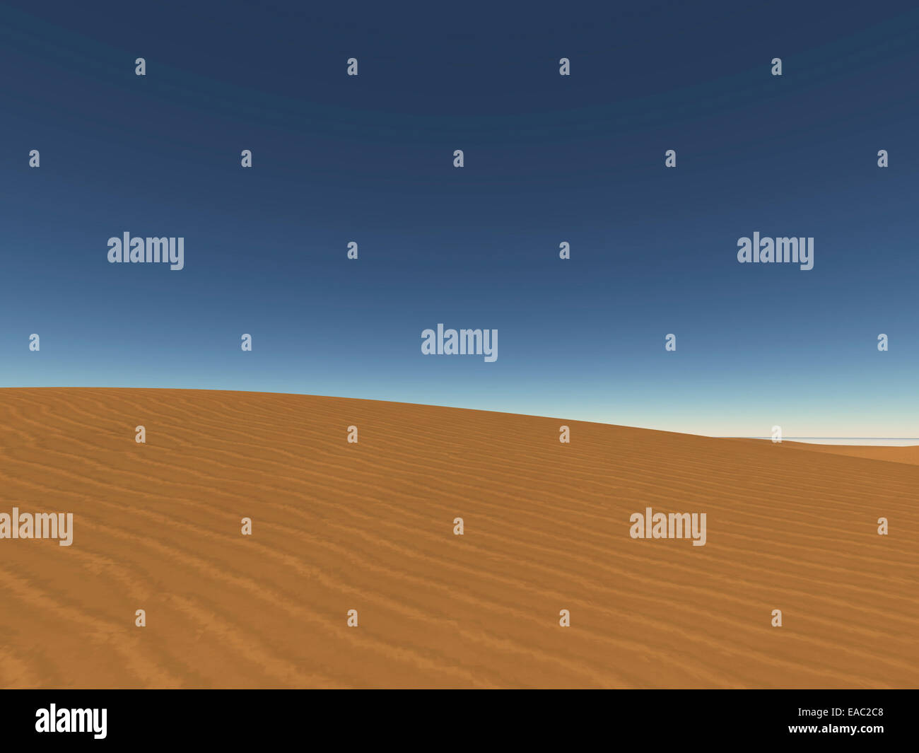 digital visualization of a dune Stock Photo - Alamy