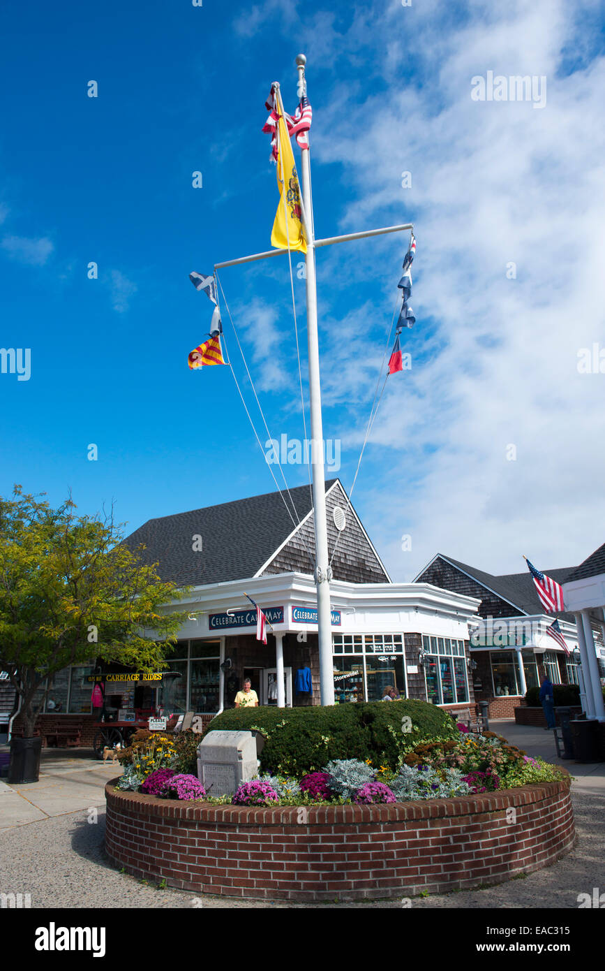 The Shopping Mall in Cape May, New Jersey USA Stock Photo Alamy