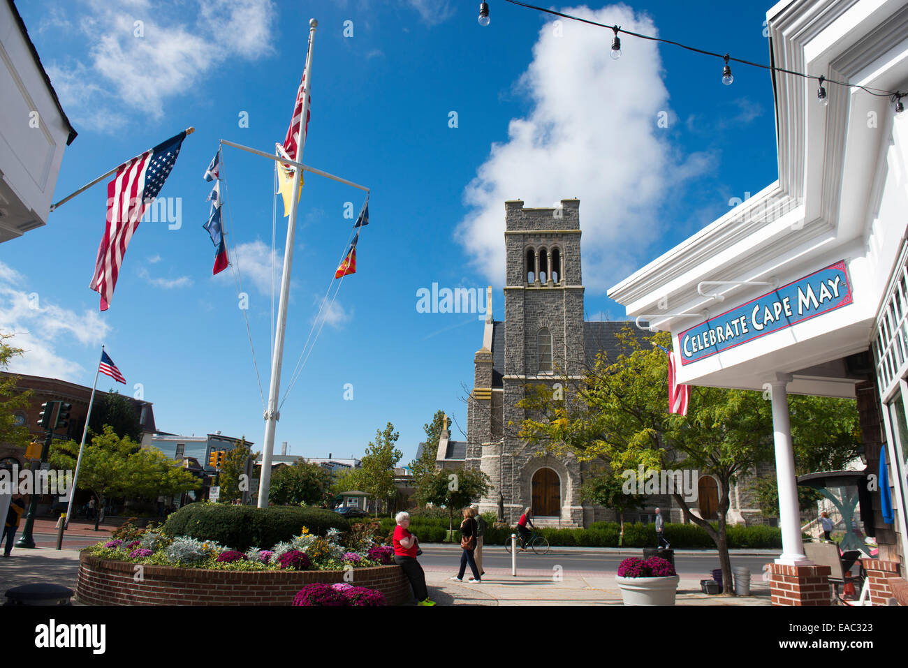 The Shopping Mall in Cape May, New Jersey USA Stock Photo Alamy