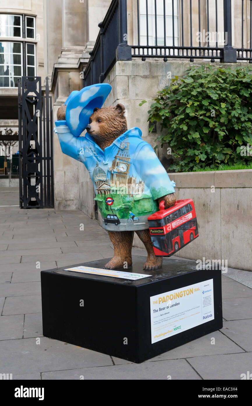 Ian Philip - Teddy Bear LV Sculpture en résine signée à…