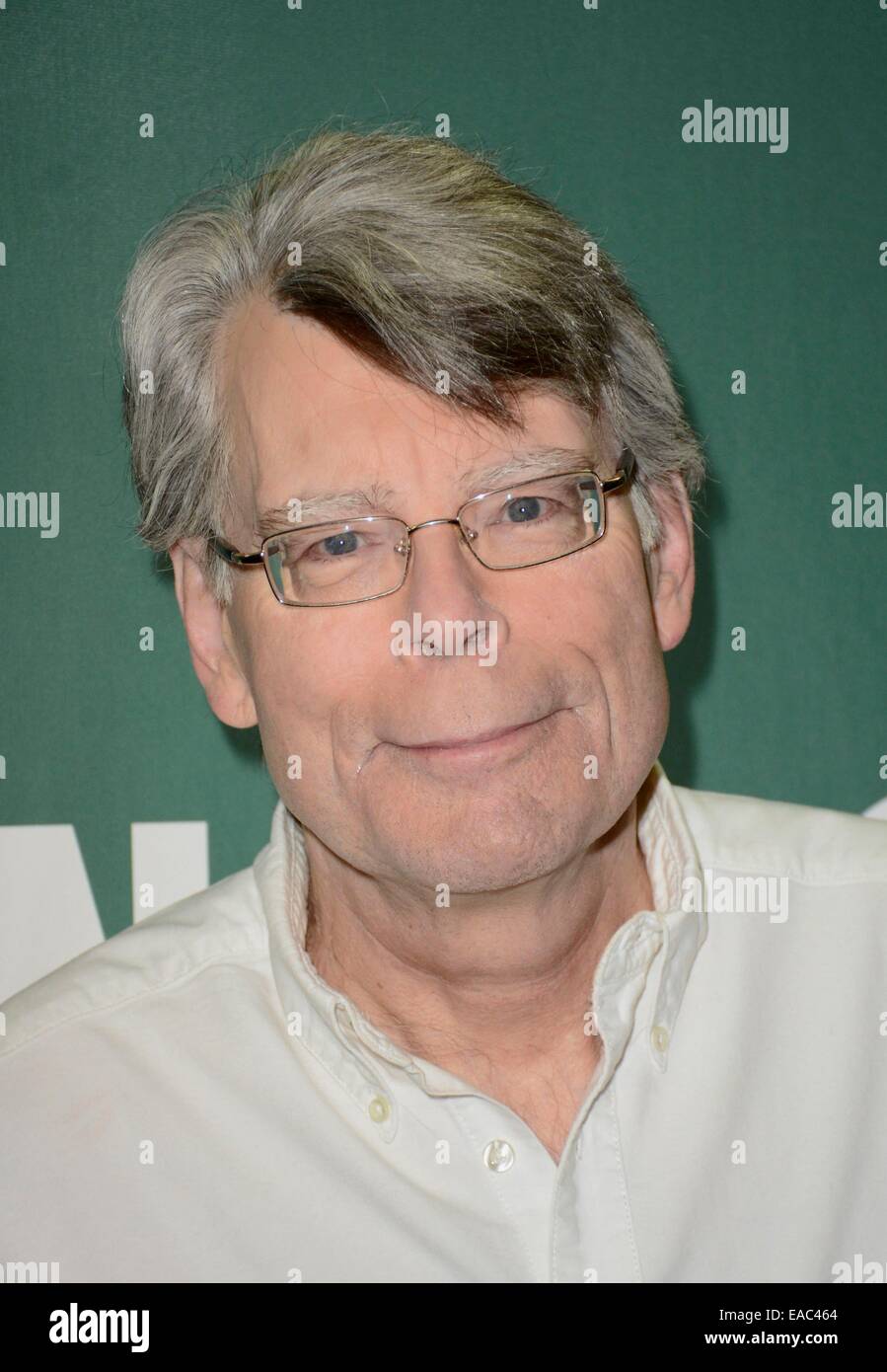 New York, NY, USA. 11th Nov, 2014. Stephen King at instore appearance