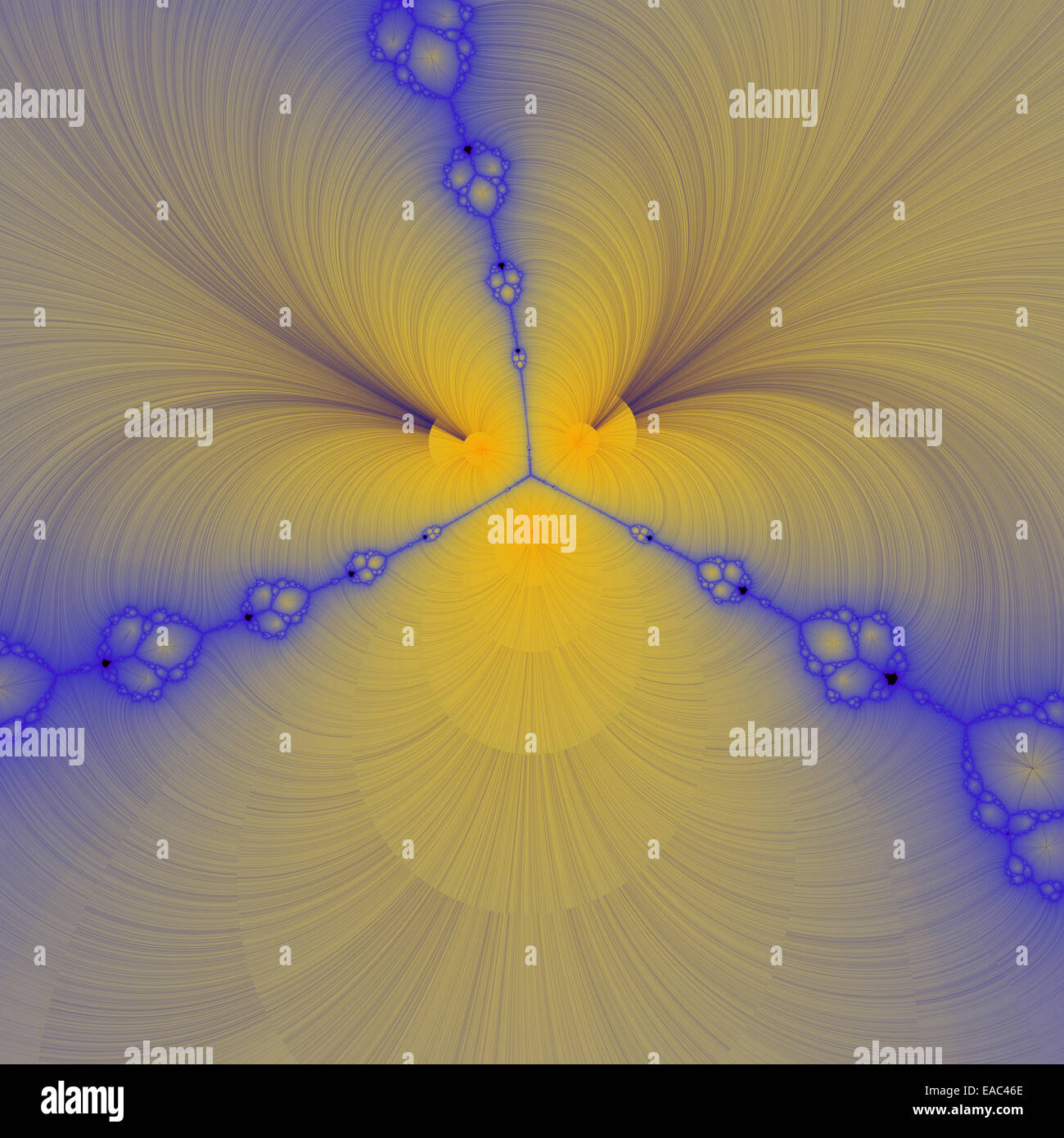 Digital Visualization Of A Fractal Stock Photo - Alamy