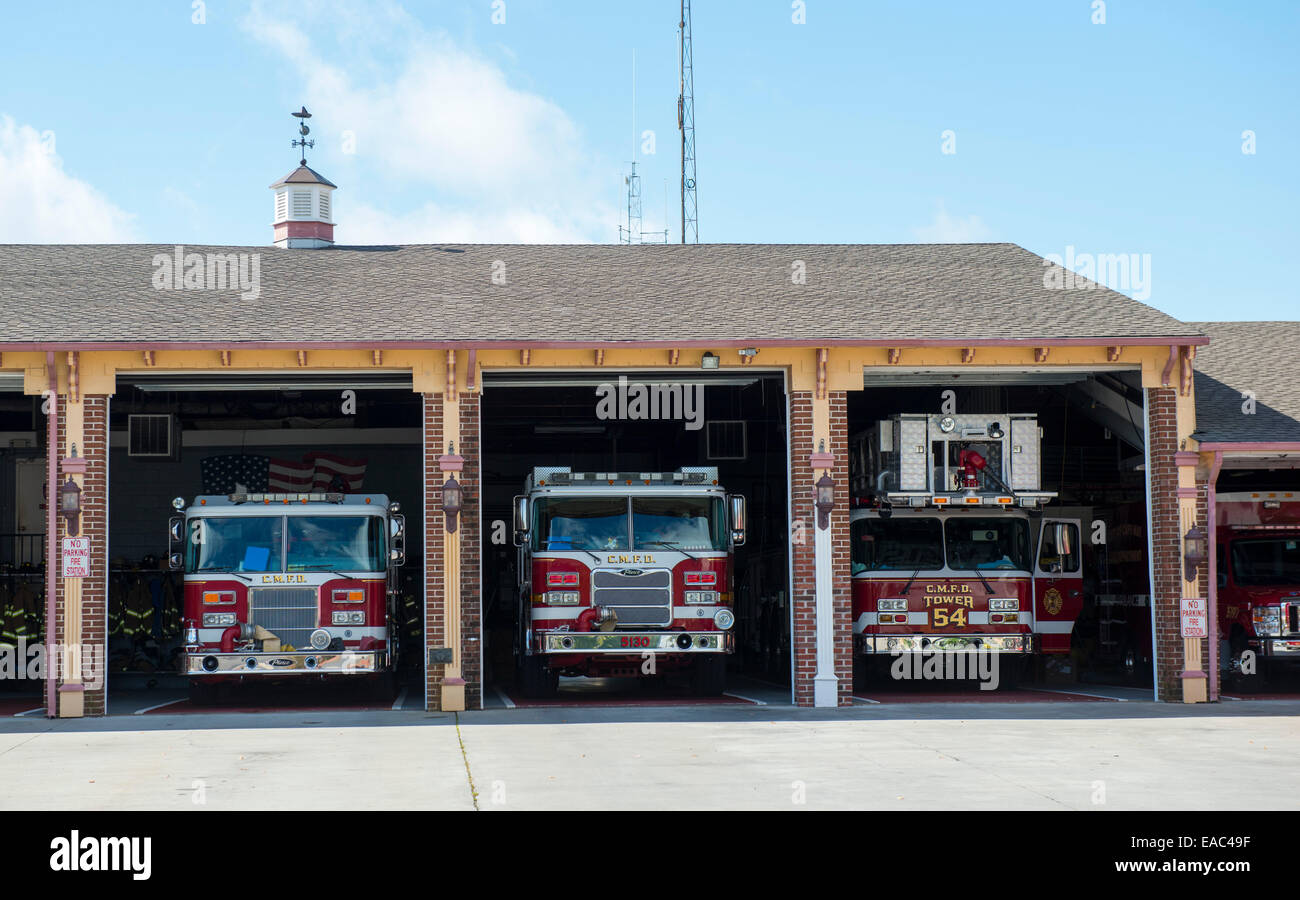 The Fire Department in Cape May, New Jersey USA Stock Photo - Alamy