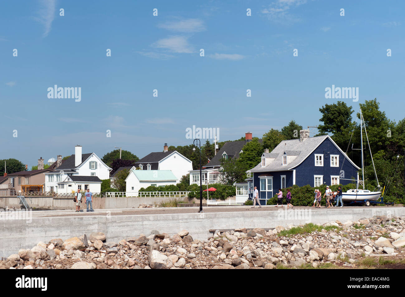 Village of Kamouraska, province of Quebec, Canada Stock Photo Alamy