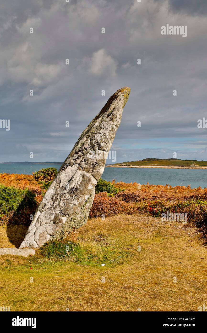 Old Man of Gugh; St Agnes; Isles of Scilly; UK Stock Photo