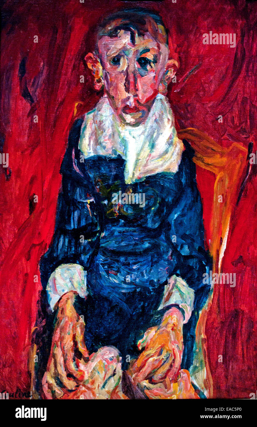 The Idiot by  Chaim Soutine 1893-1943  French France born Lithuania Stock Photo
