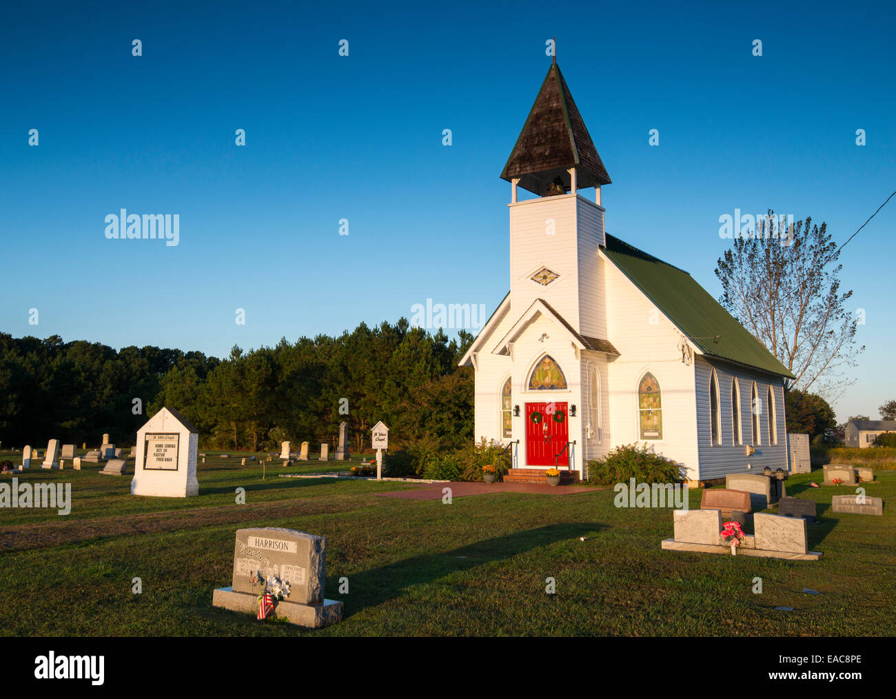 St John's Chapel, Tilghman Island Maryland USA Stock Photo Alamy