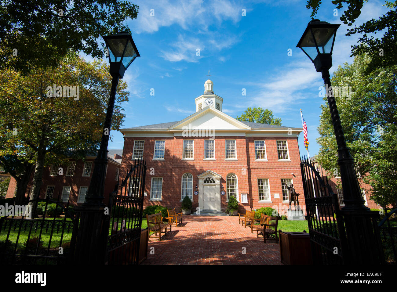 The Talbot County Courthouse in Easton, Maryland USA Stock Photo