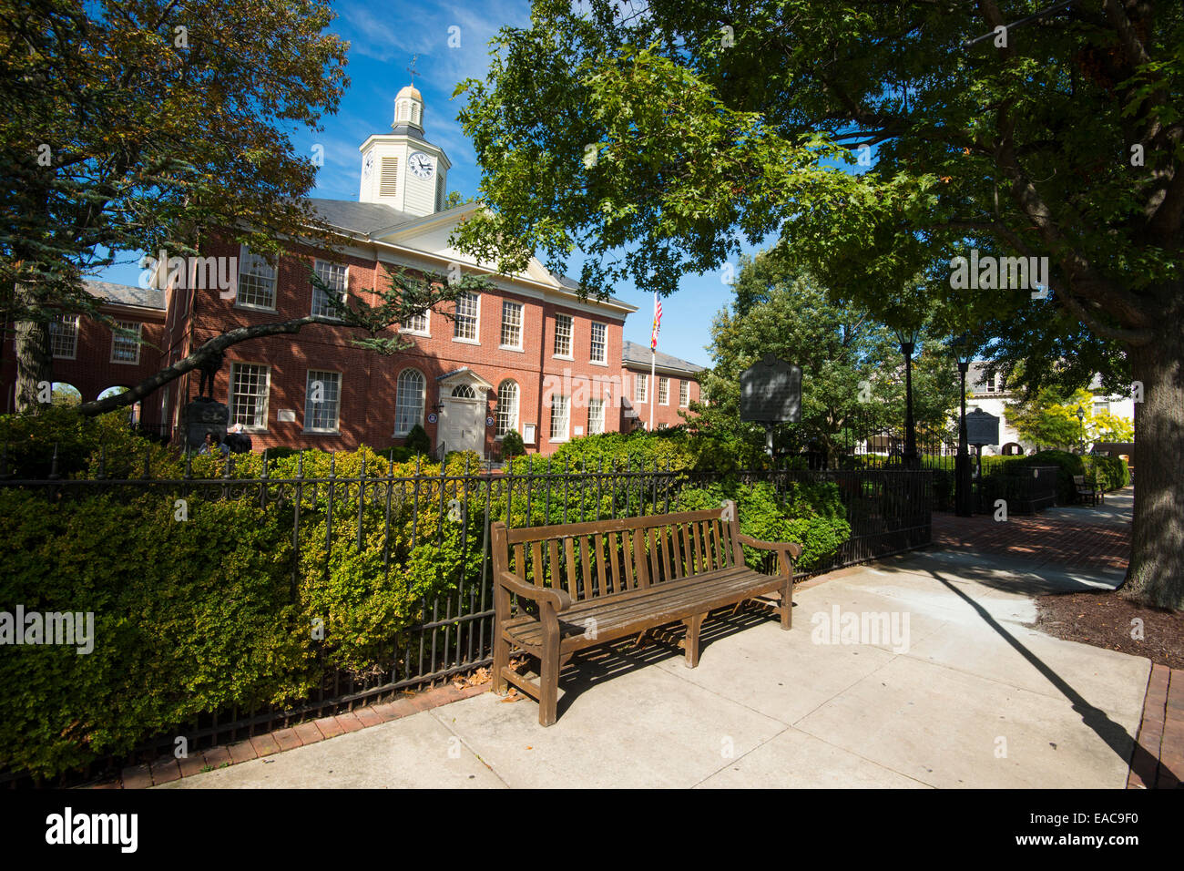The Talbot County Courthouse in Easton, Maryland USA Stock Photo