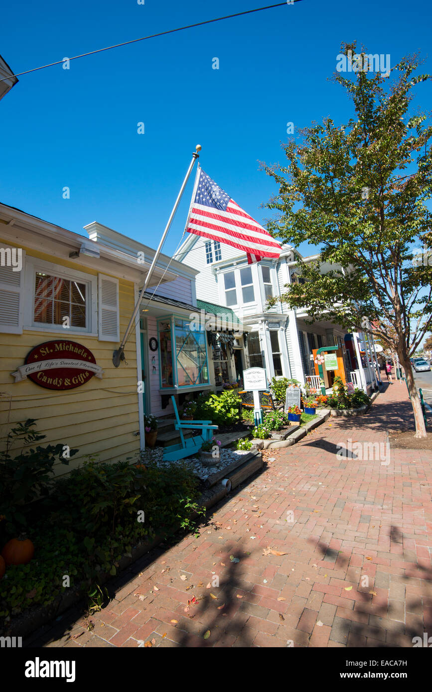 St Michaels Candy and Gifts in Saint Michaels, Maryland USA Stock Photo