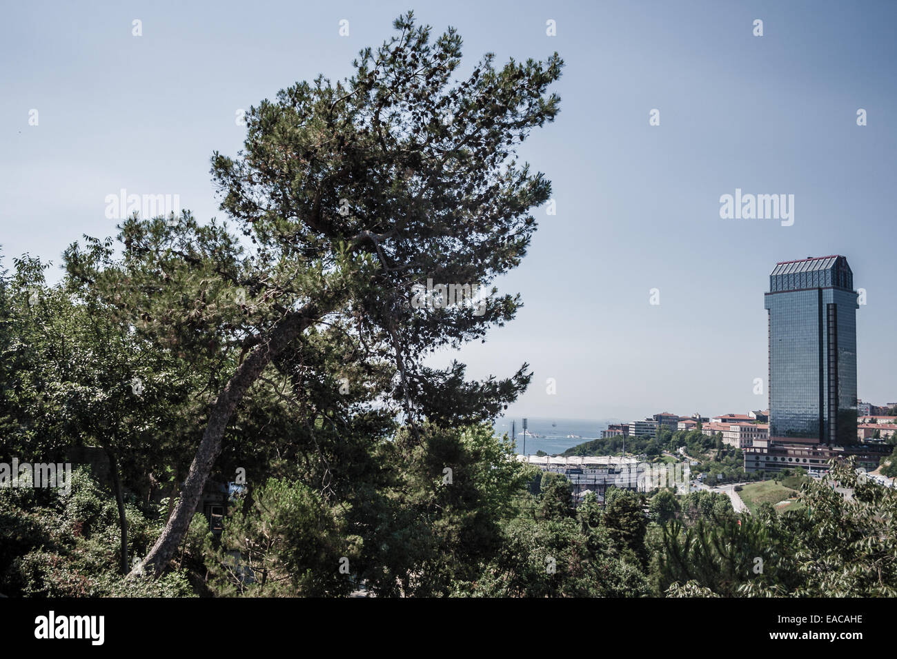 View from Macka Park at Istanbul, Turkey Stock Photo
