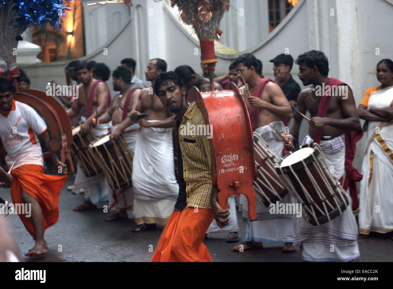 Onam parade through Fort Kochi (Cochin), Kerala, India Stock Photo Alamy