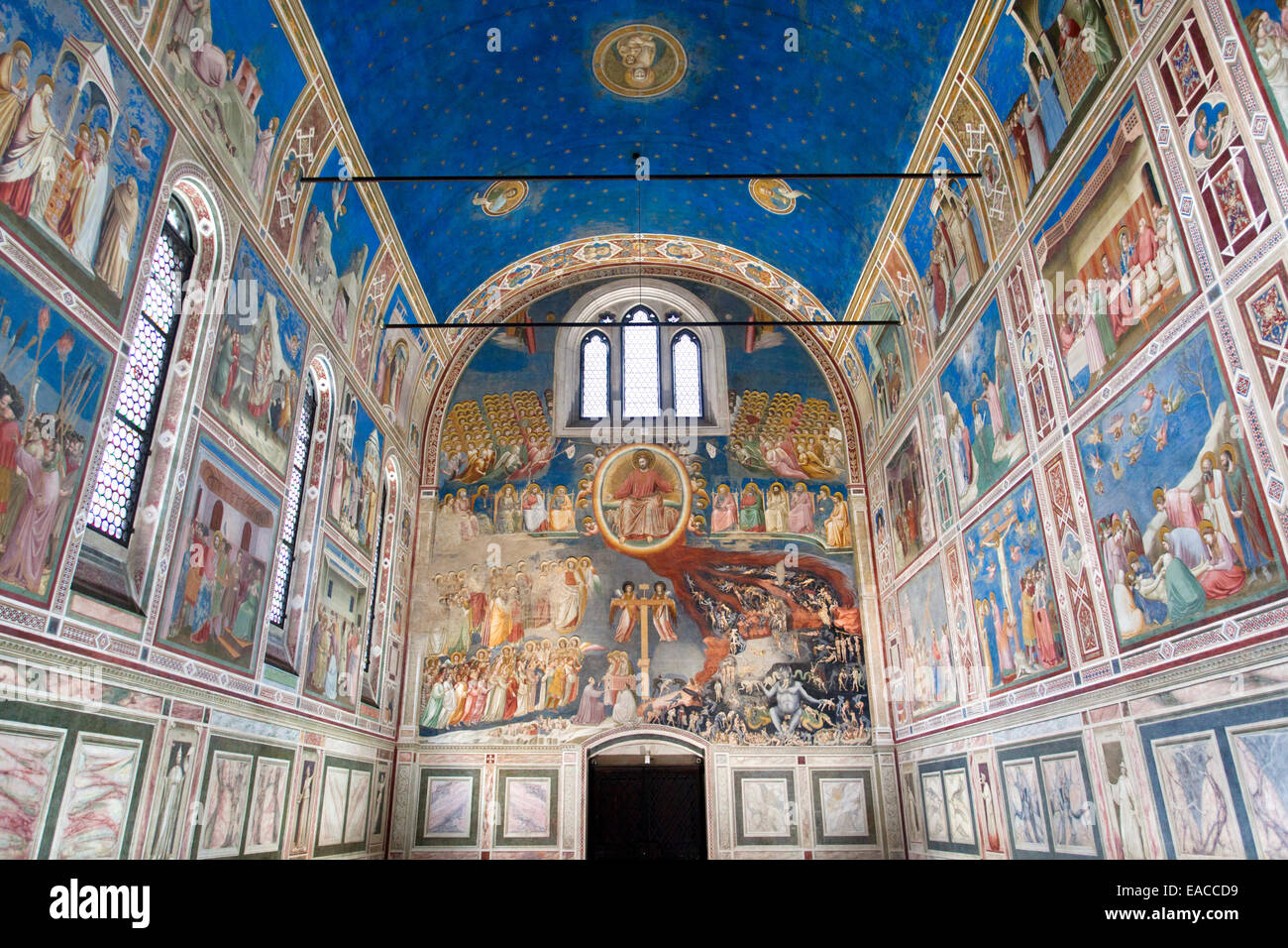The Scrovegni Chapel - Cappella degli Scrovegni, Padua, Veneto, Italy Stock Photo