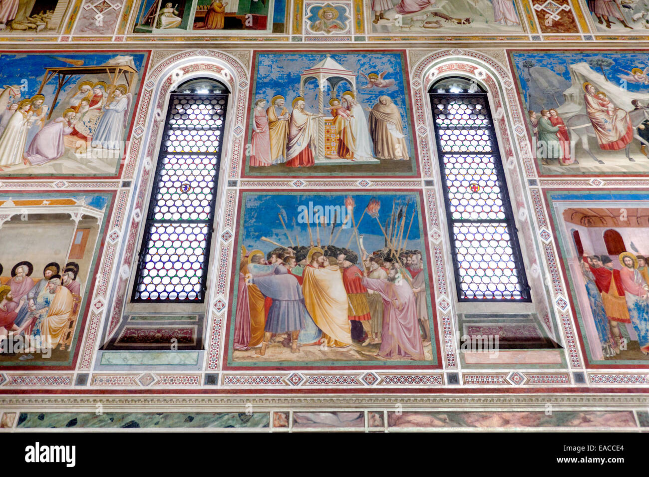 The Scrovegni Chapel - Cappella degli Scrovegni, Padua, Veneto, Italy Stock Photo