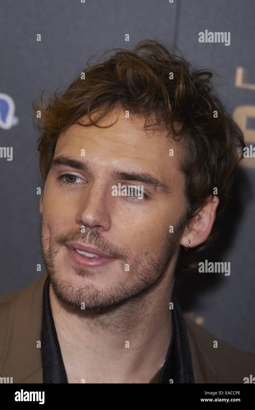 Spain. 11th Nov, 2014. British Actor Sam Claflin attends the Premiere of  'The Hunger Games: Mockingjay Part 1' at Callao Cinema on November 11, 2014  in Madrid Credit: Jack Abuin/ZUMA Wire/Alamy Live