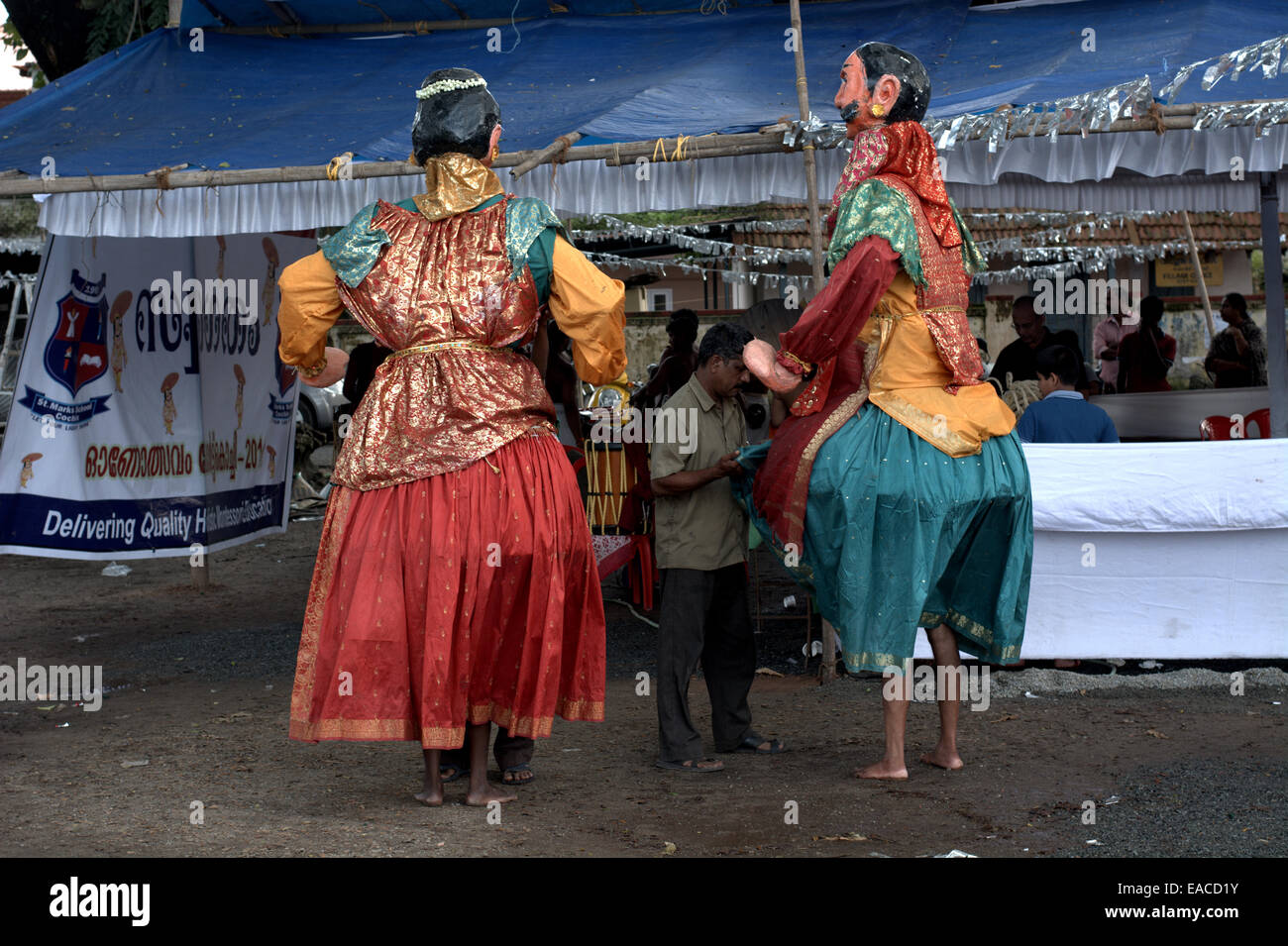 Onam parade through Fort Kochi (Cochin), Kerala, India Stock Photo Alamy