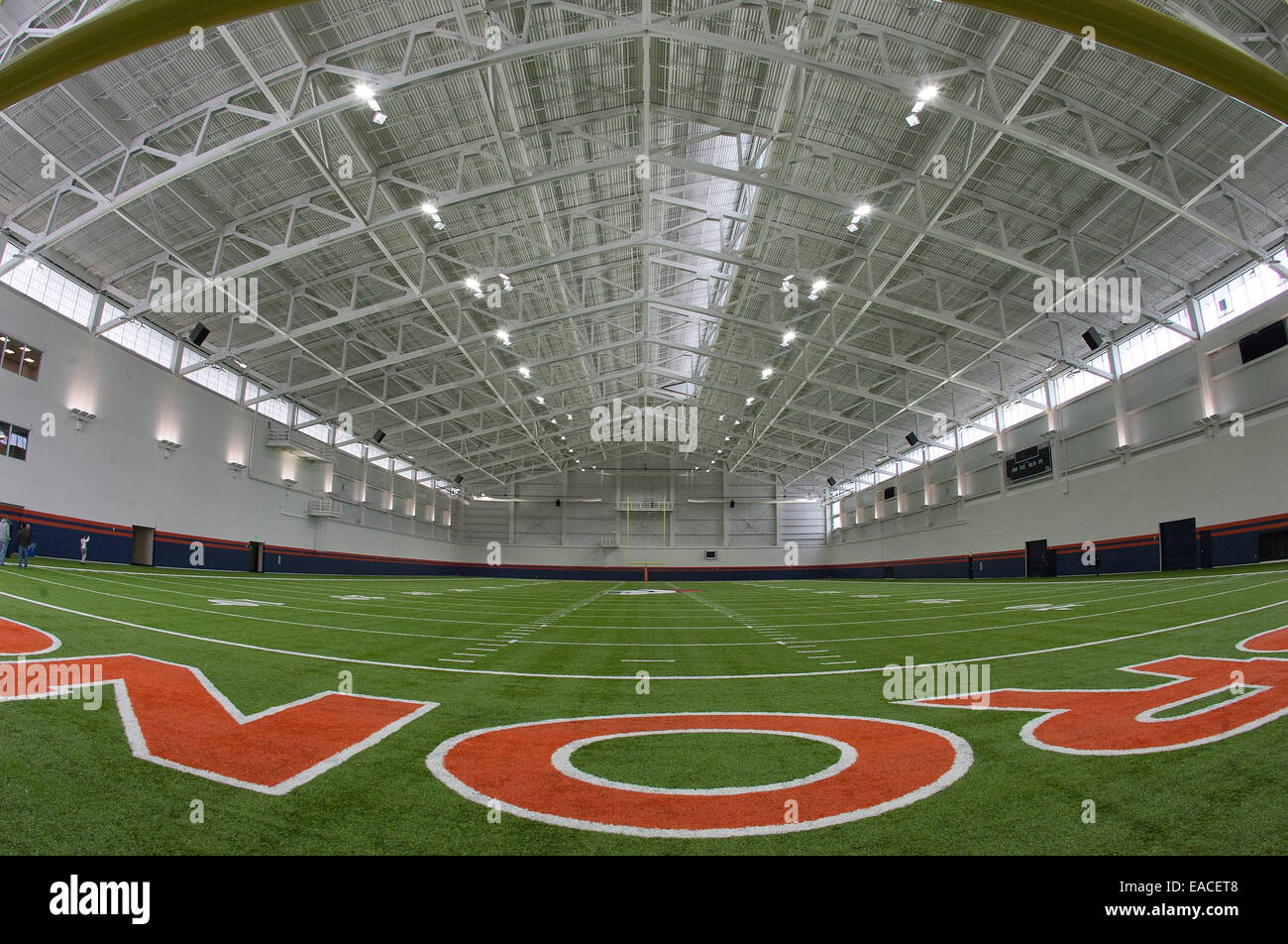 Englewood, Colorado, USA. 11th Nov, 2014. The Denver Broncos open their new  Indoor Field House at their Headquarters in Dove Valley today. The Project  duration took 51 Weeks to complete the 3