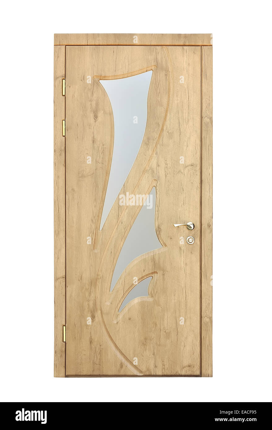 yellow interior door on a white background Stock Photo Alamy