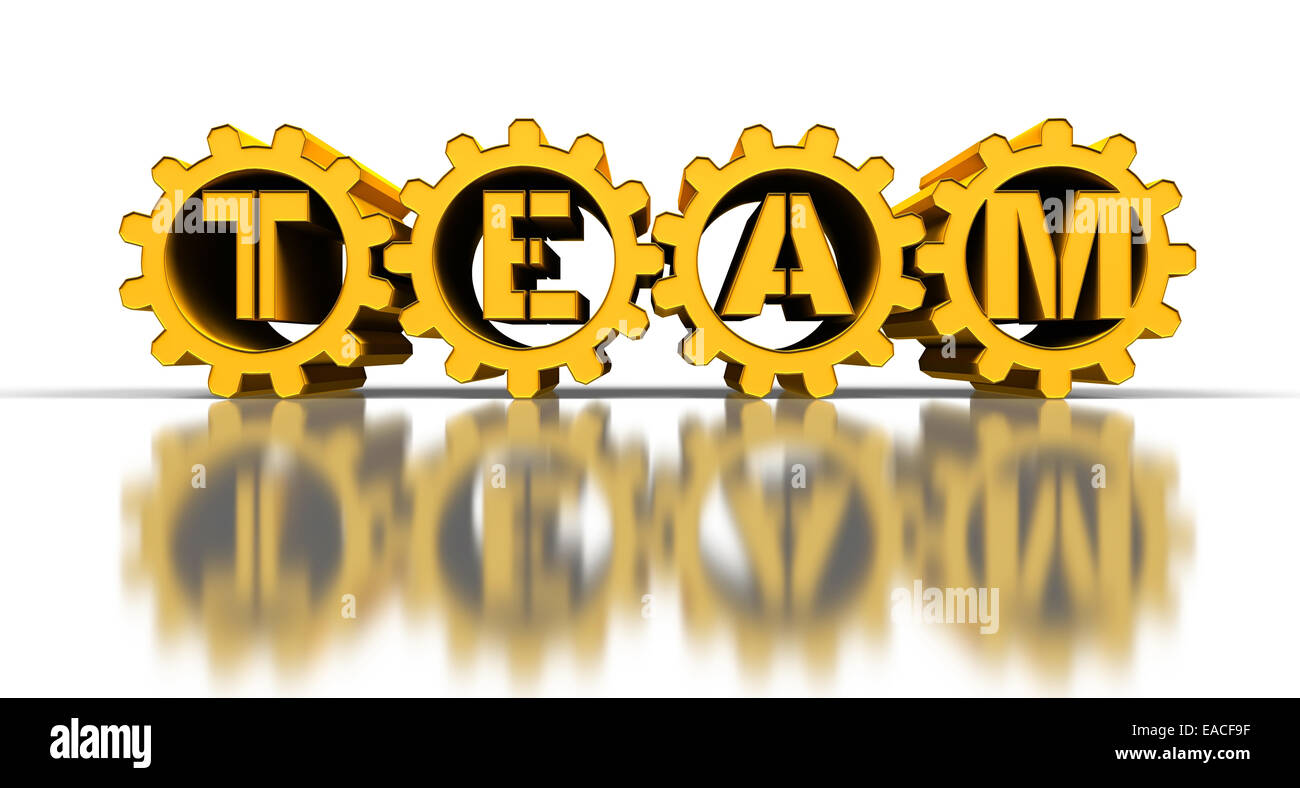 Business team gears system hi-res stock photography and images - Alamy