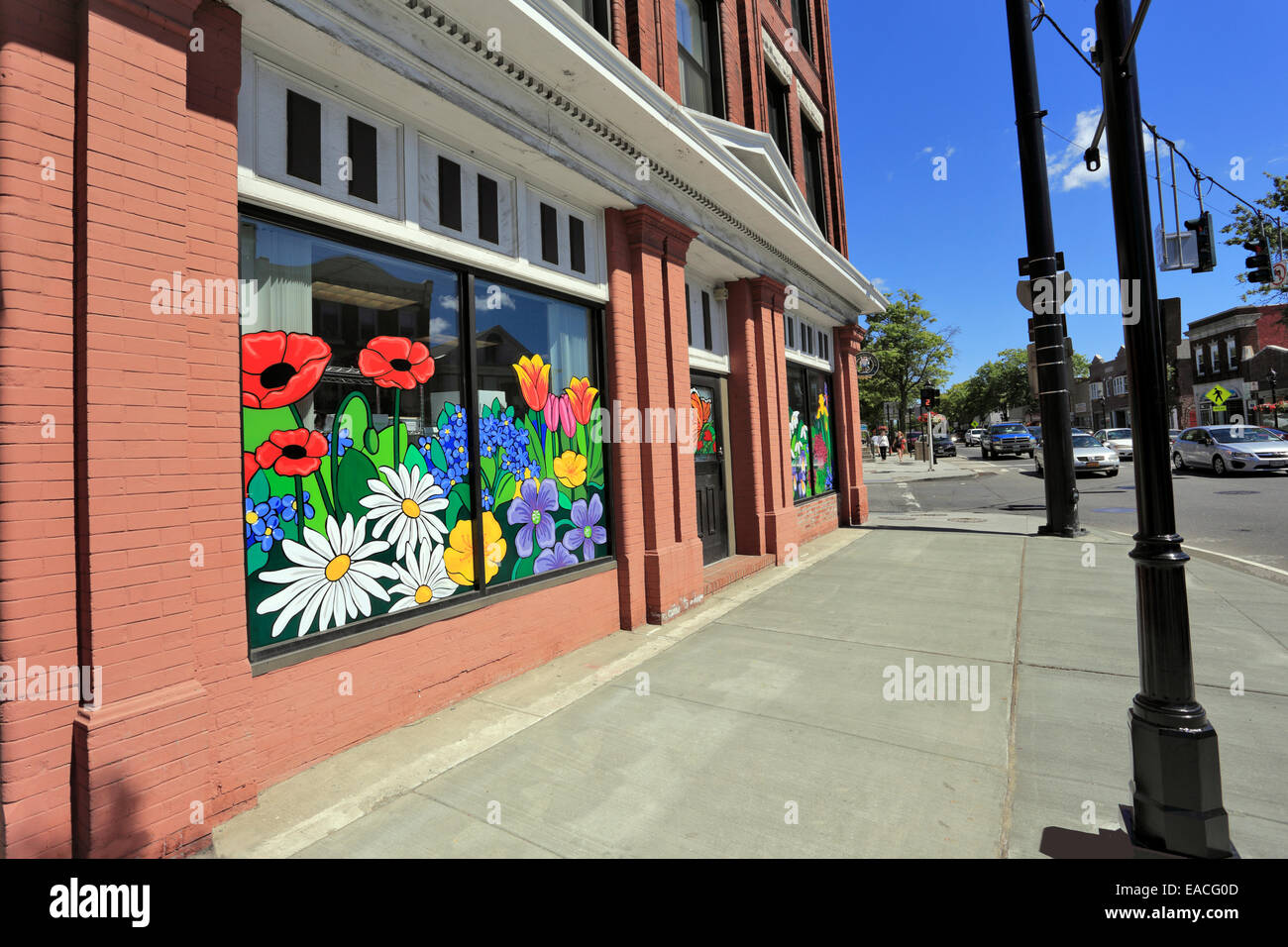 Main St. Riverhead Long Island New York Stock Photo