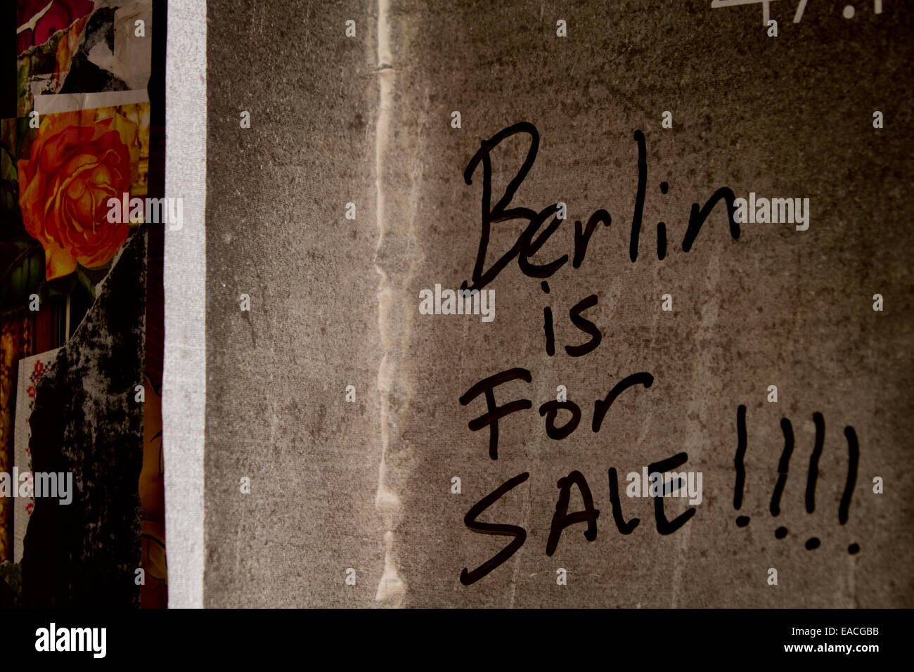 urban Berlin for sale graffiti bridge Germany Stock Photo
