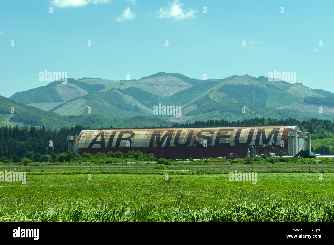 Tillamook Air Museum and blimp hanger. Tillamook, Oregon Stock Photo