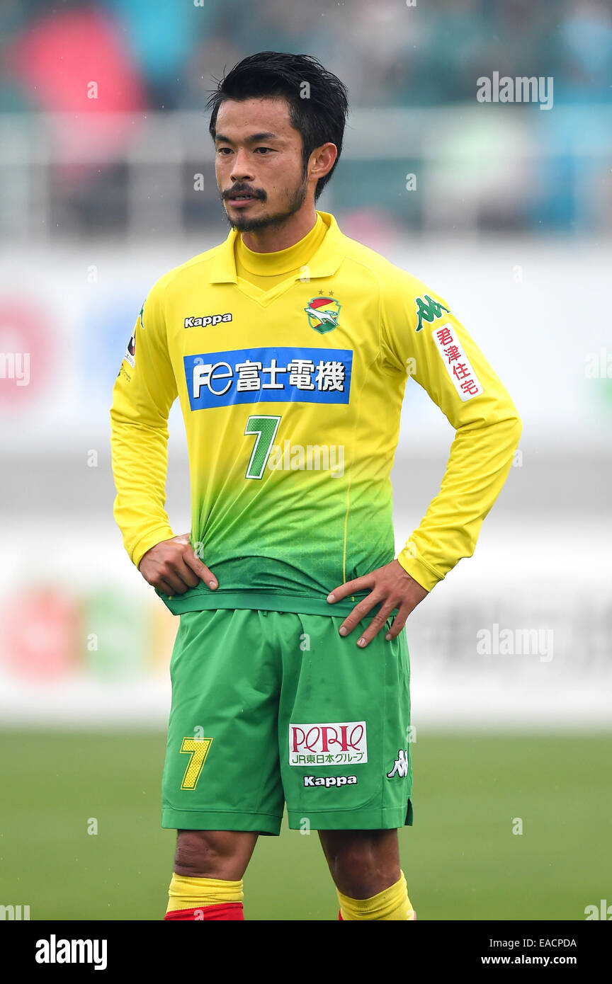 Nagano Japan 9th Nov 14 Yuto Sato Jef Football Soccer 14 J League Division 2 Match Between Matsumoto Yamaga F C 2 1 Jef United Ichihara Chiba At Matsumotodaira Park Stadium Alwin In Nagano Japan C Nagano Japan 9th Nov 14 Yuto Sato Jef Football Soccer 14 J League Division 2 Match Between Matsumoto Yamaga F C 2 1 Jef United Ichihara Chiba At Matsumotodaira Park Stadium Alwin In Nagano Japan C