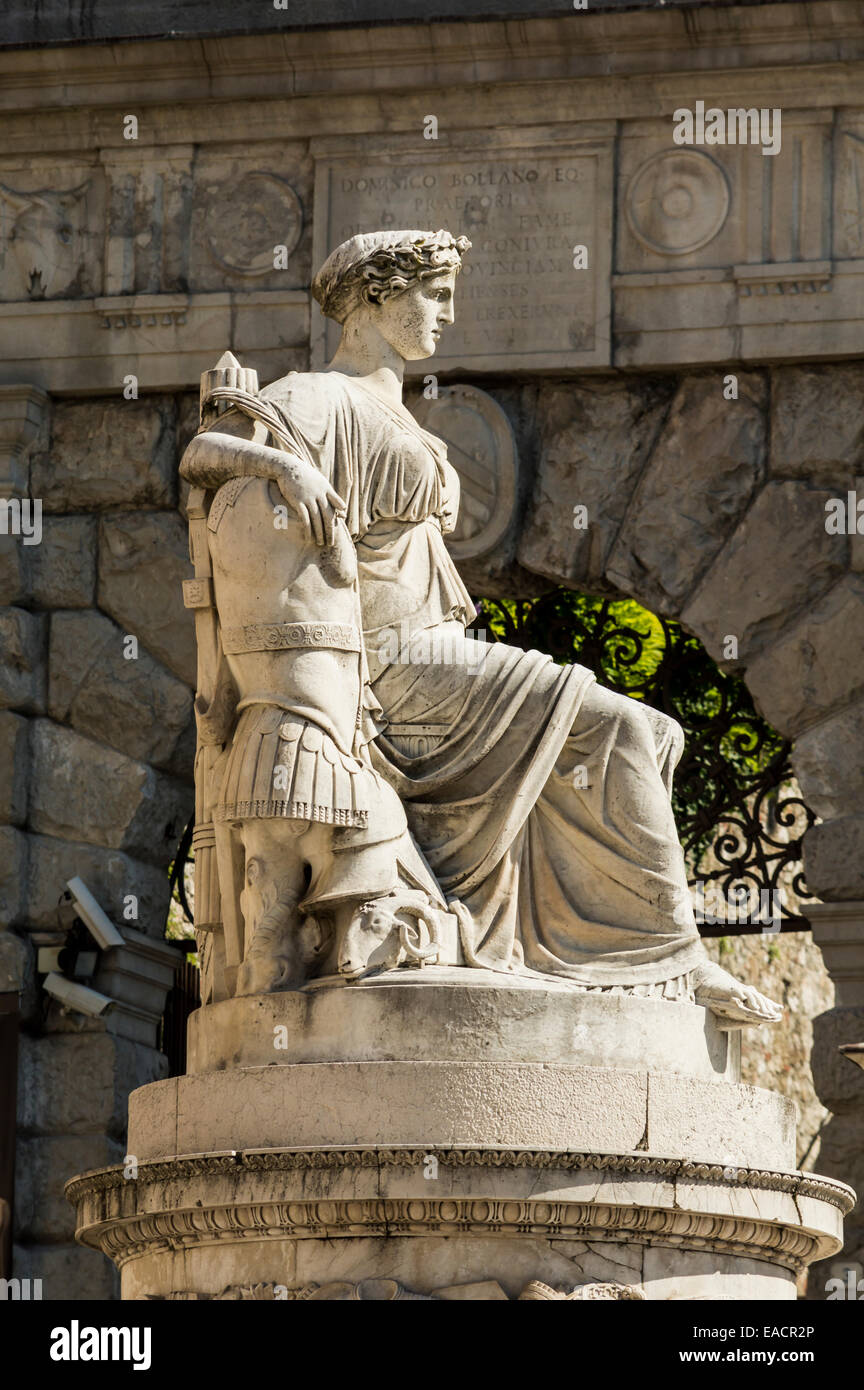 Statue of Peace in Freedom Square. Without Making by Napoleon Bonaparte. Stock Photo