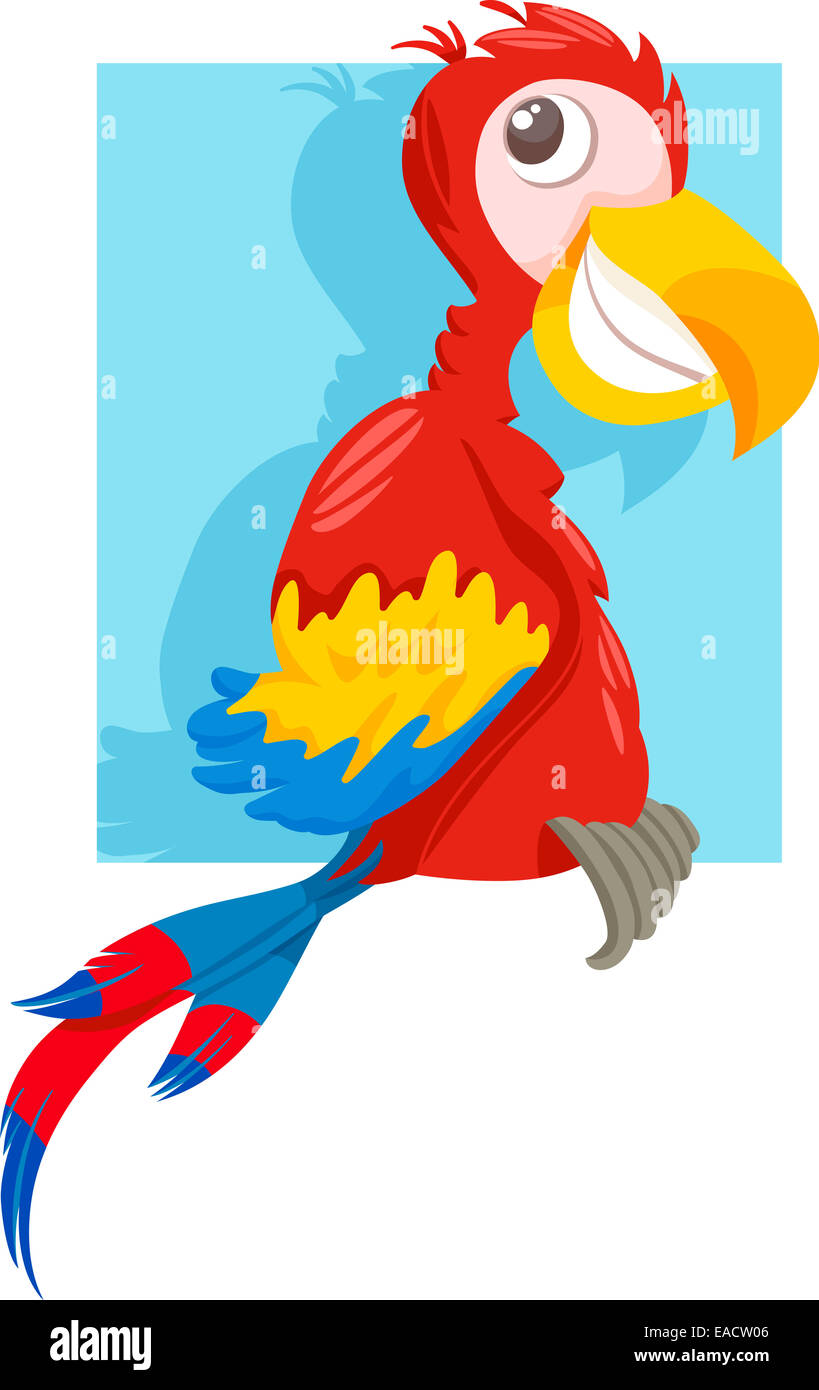 Premium Vector  Bird drawing ( parrot) digital and textile