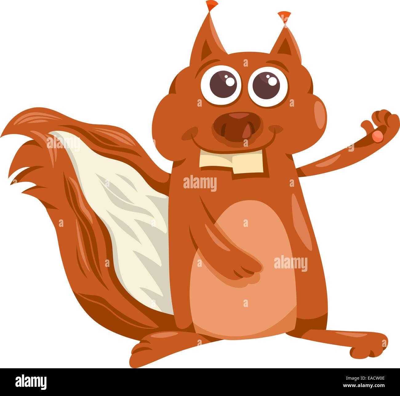 Cartoon Character Squirrel Stock Photo - Alamy