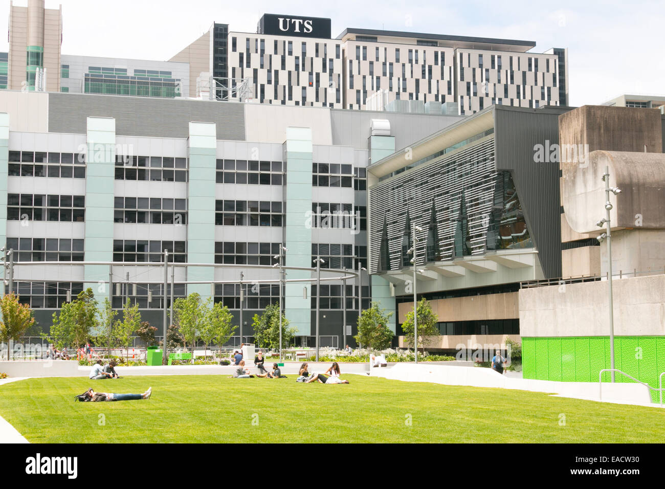 UTS or University of technology Sydney, campus and facilities in Sydney,NSW, Australia Stock Photo
