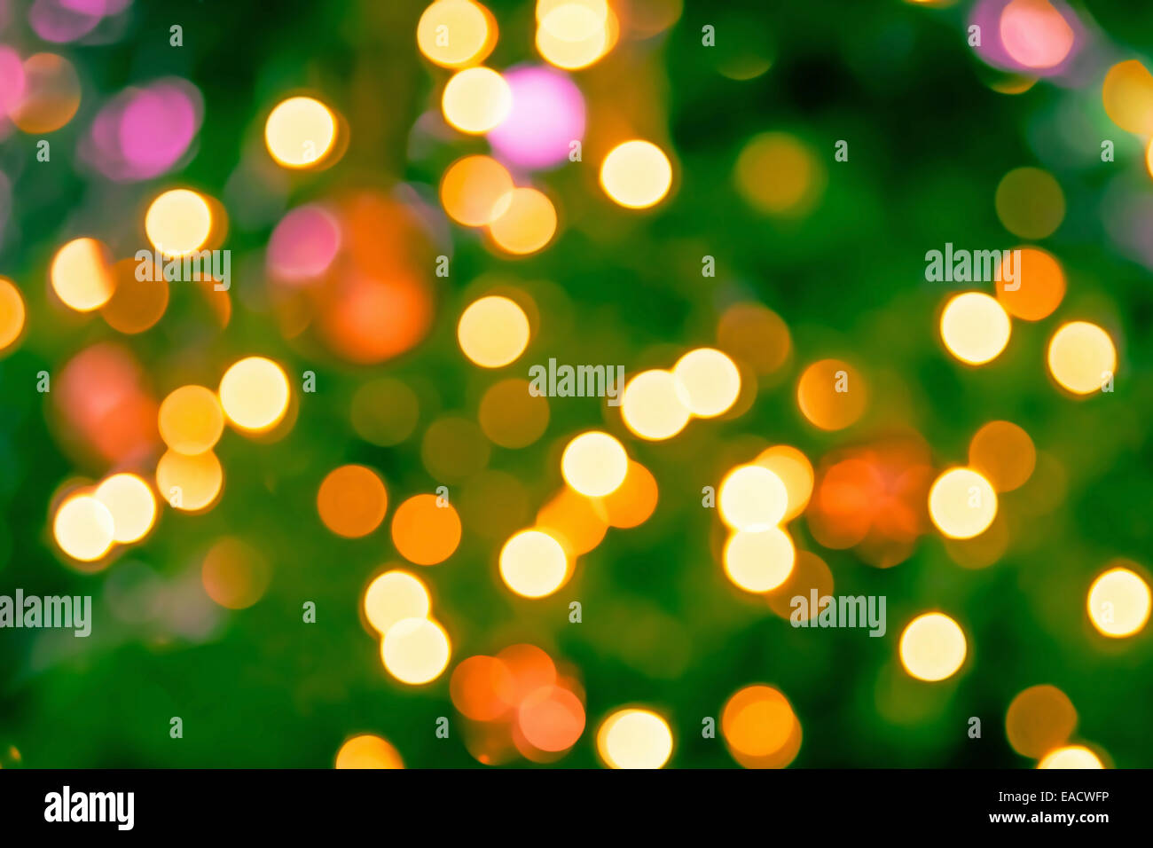 Christmas Lights Bokeh Stock Photo