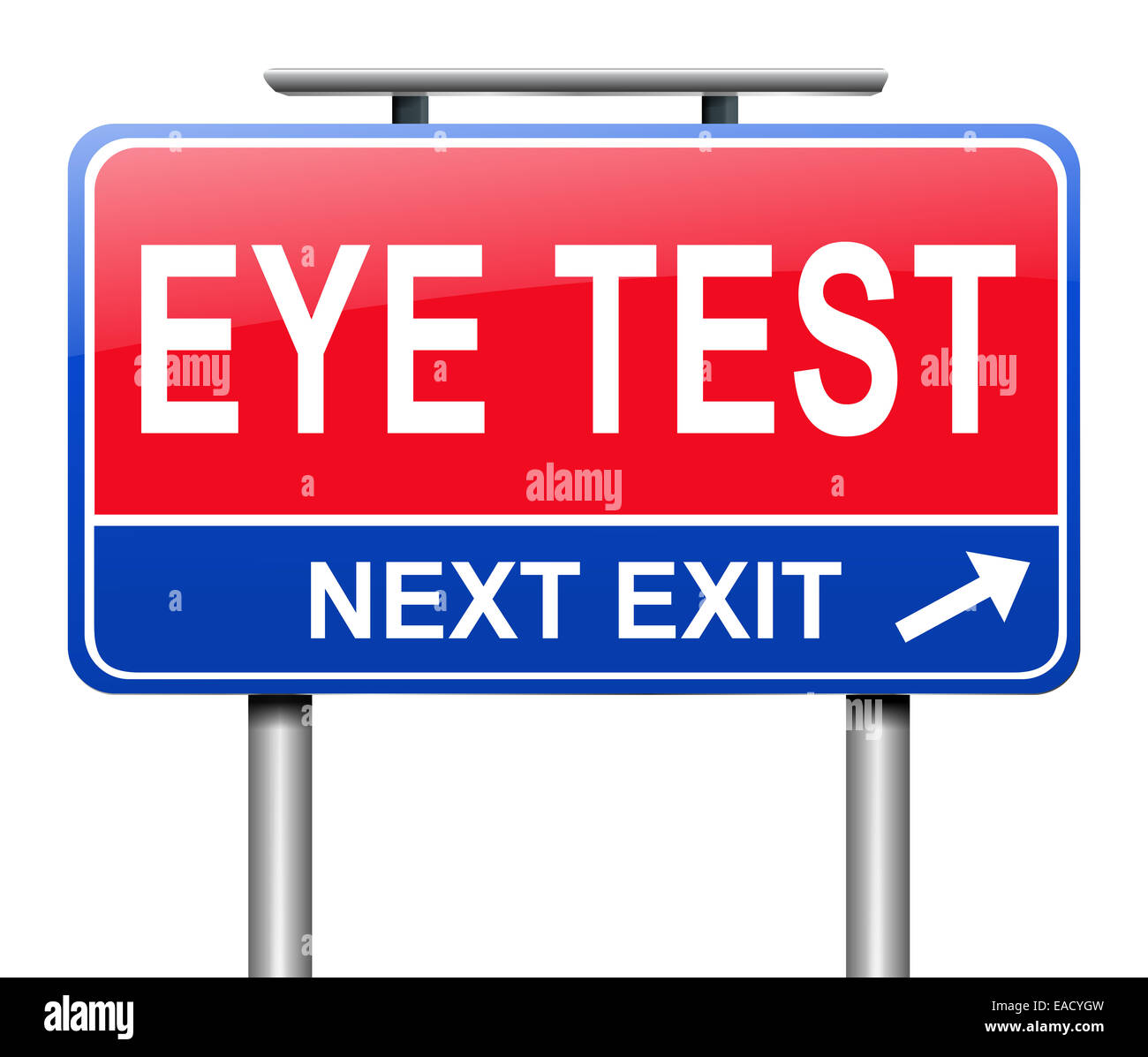 Eye test concept Stock Photo Alamy