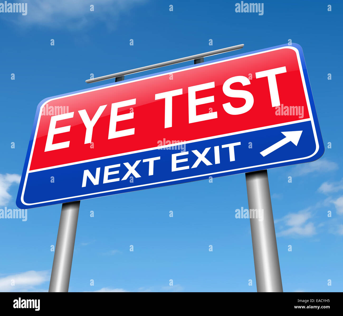 Eye test concept stock photo alamy