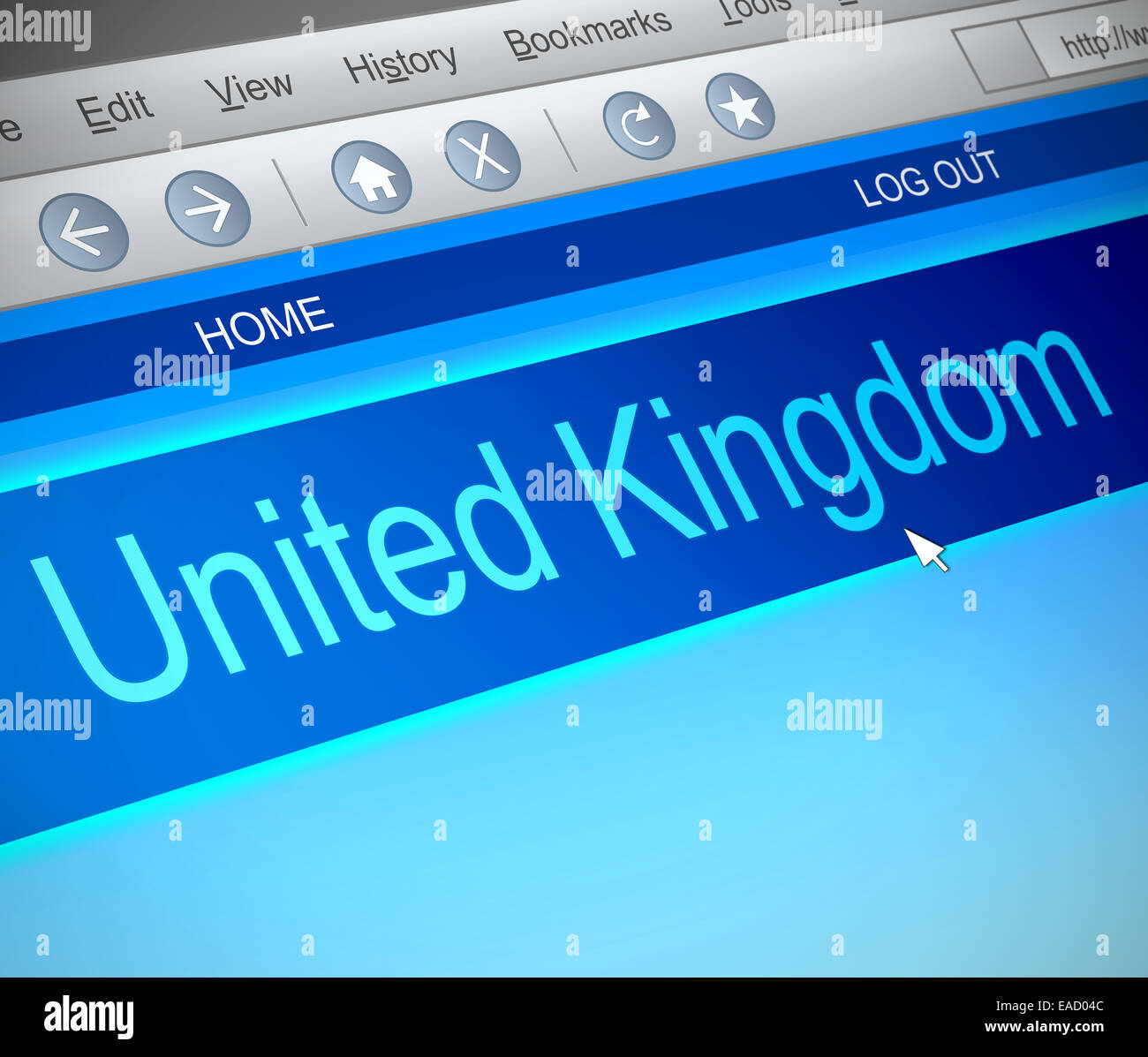United Kingdom concept. Stock Photo
