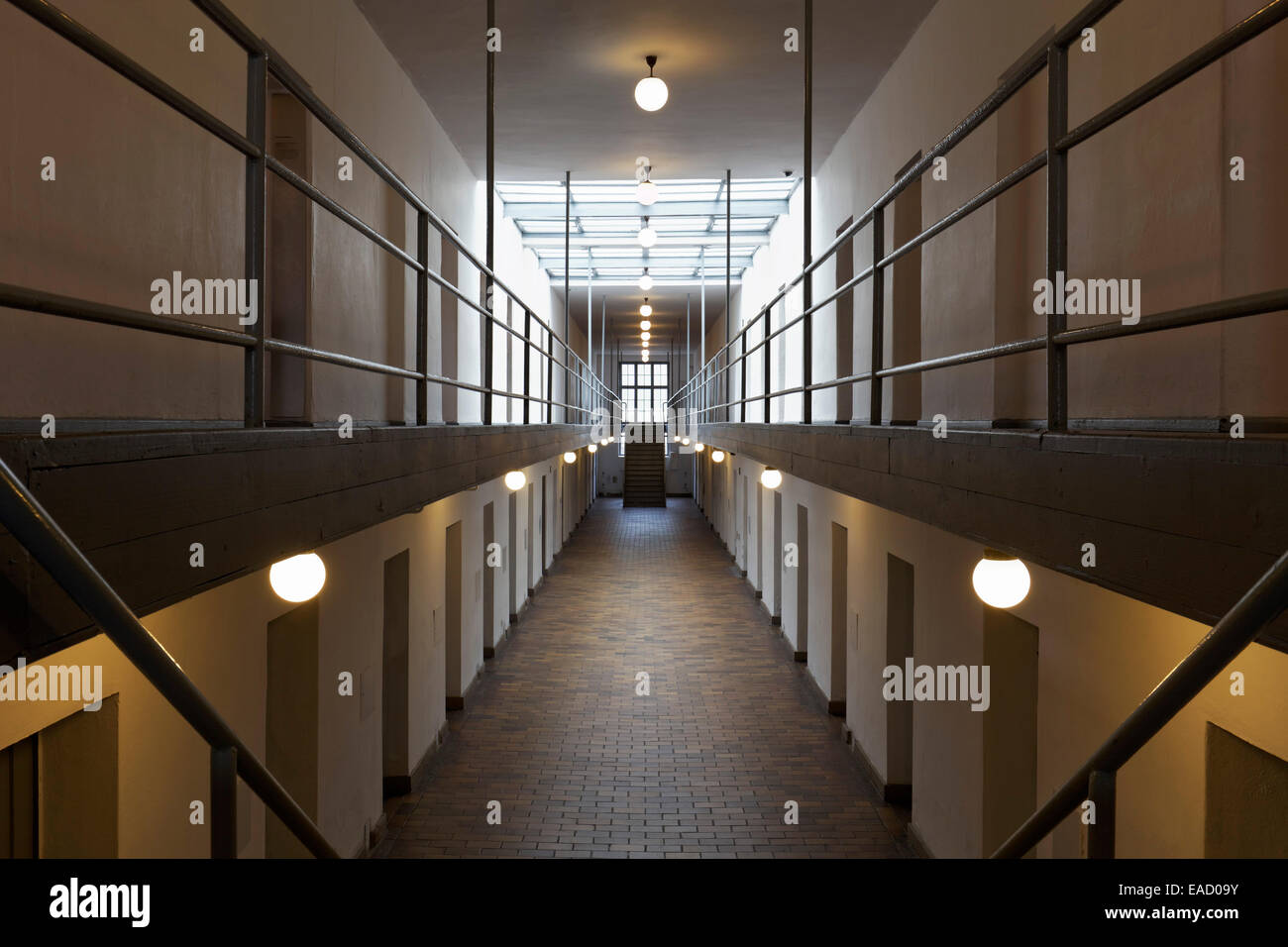 Cells, prison camp, Ravensbrück National Memorial, former women's concentration camp, Fürstenberg Havel, Brandenburg, Germany Stock Photo