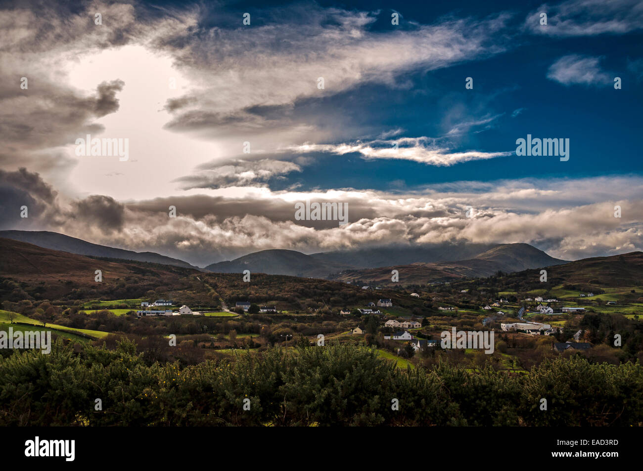 Ardara, County Donegal, Ireland. 12th November, 2014. Changable warm weather today. Credit:  Richard Wayman/Alamy Live News Stock Photo