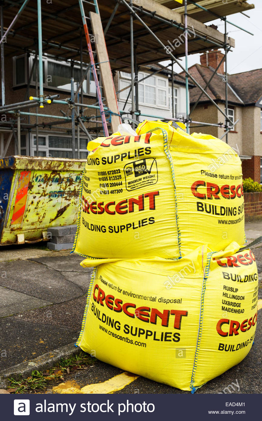 Builders Bulk Bags Stock Photos & Builders Bulk Bags Stock Images Alamy