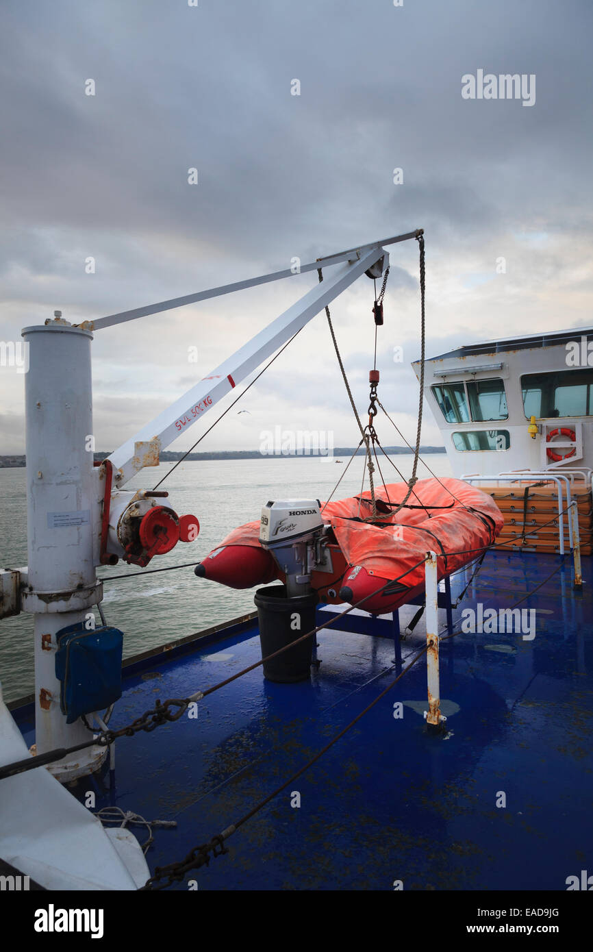 inflatable tender with Single Arm Slewing Boat/Raft Launching