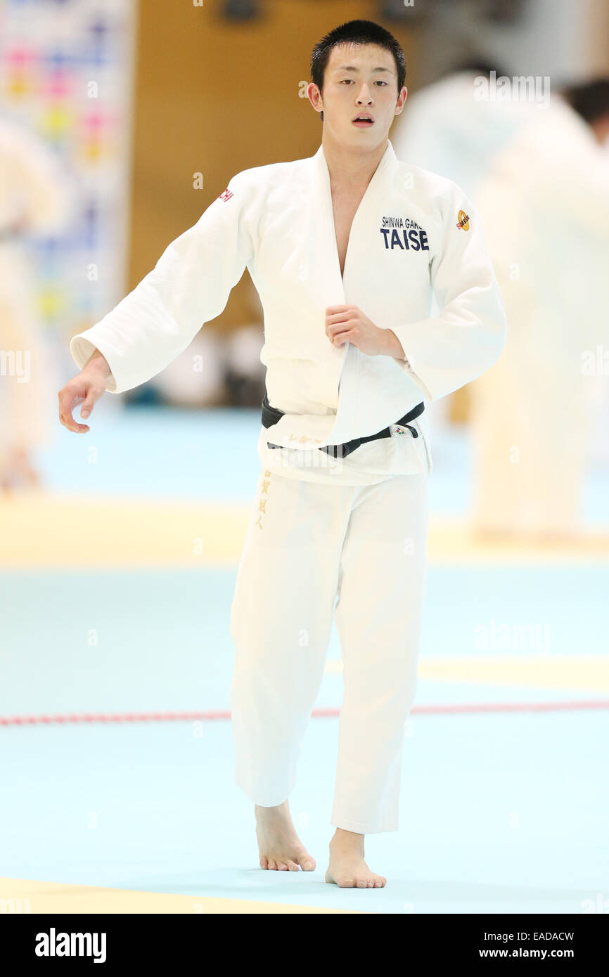 Ajinomoto National Training Center, Tokyo, Japan. 12th Nov, 2014. Hayato  Koga, NOVEMBER 12, 2014 - Judo : Japan Men's National Team Training Camp at  Ajinomoto National Training Center, Tokyo, Japan. © Shingo