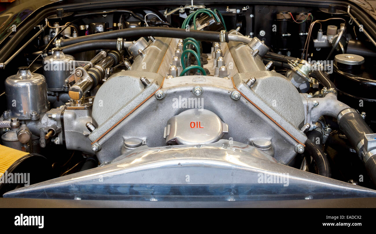 Aston Martin Engine Stock Photo Alamy